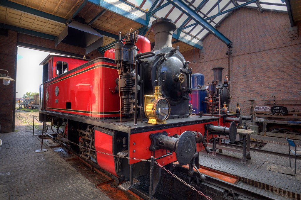 HDR Stoomtrein Goes Borsele verkeer transport spoorweg spoorwegen ns trein treinen loc stoomloc steamloc locomotief stoomlocomotief stoomlocomotieven erfgoed